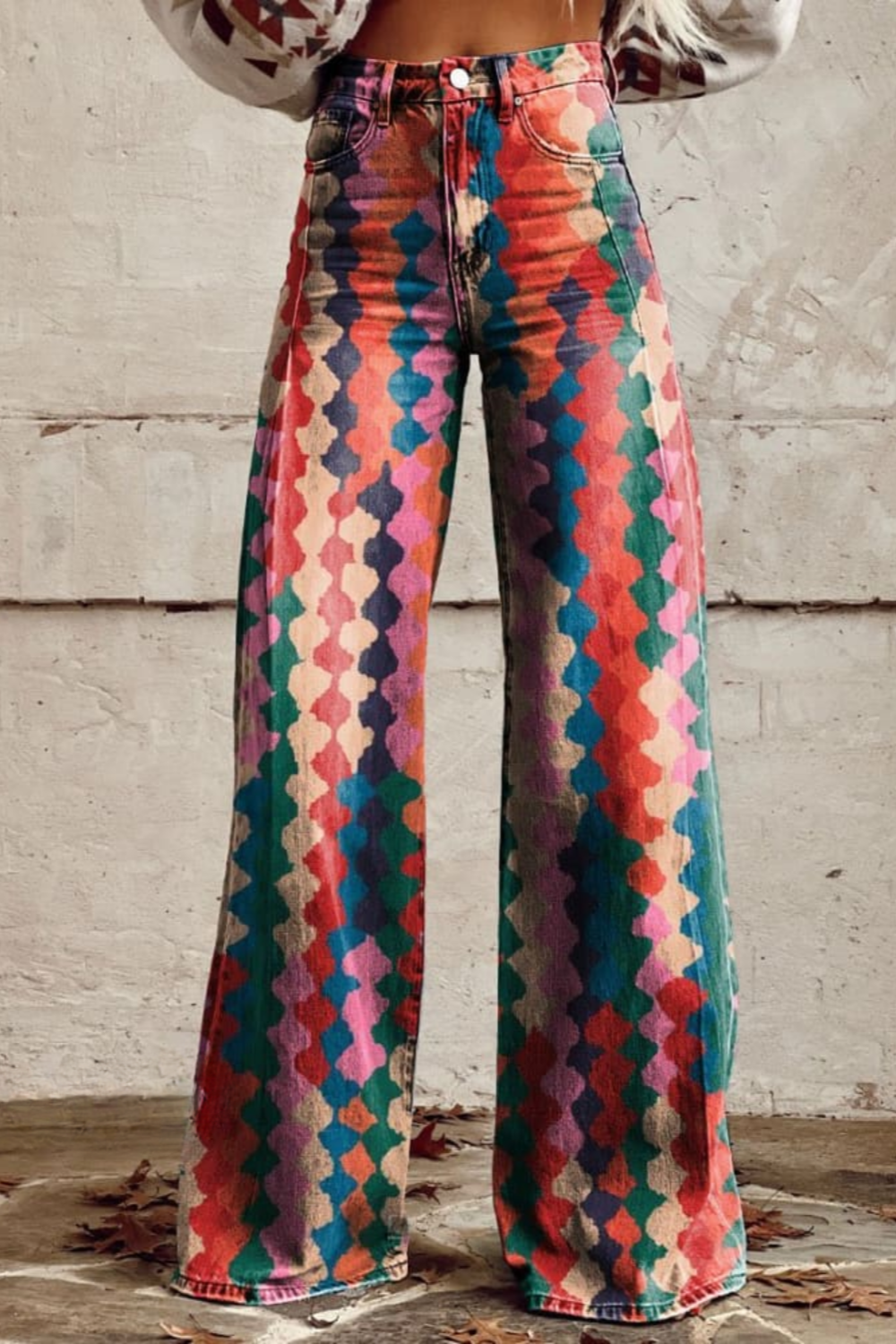 Chloé - Pantalons Boho Vintage Élégants