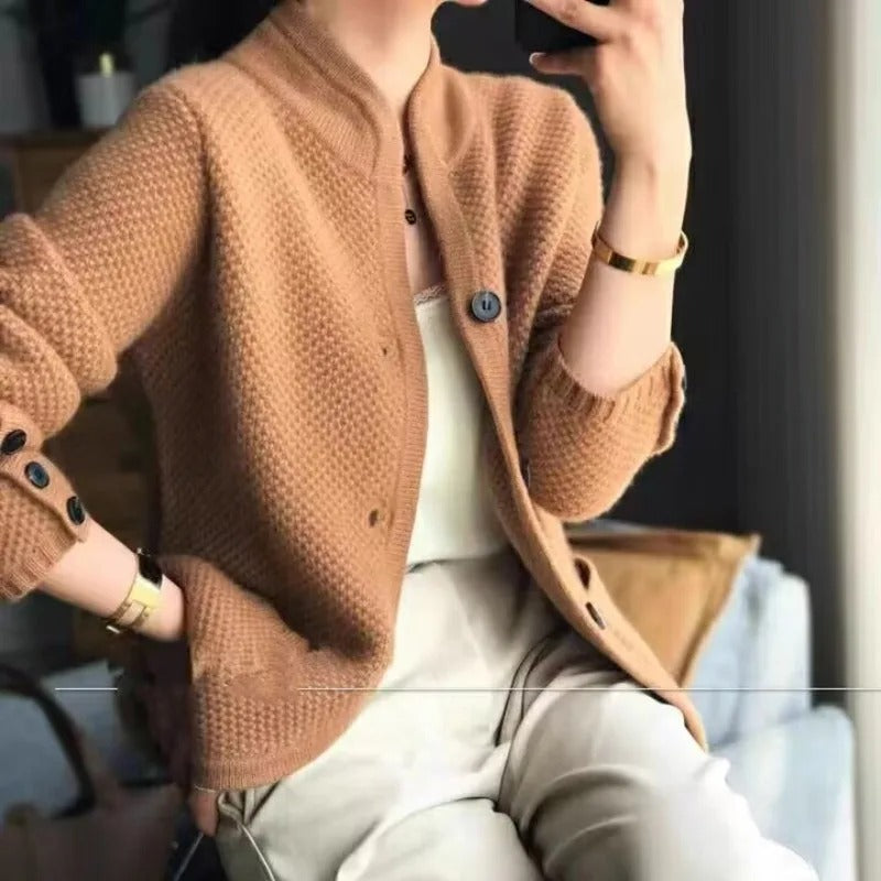Harper - Élégant Cardigan Douillet