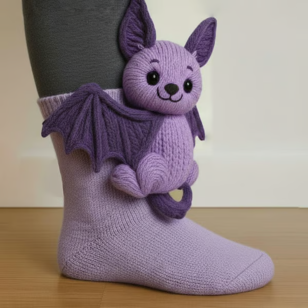Louna™ | Chaussettes Peluche Douces à Motifs d’Animaux
