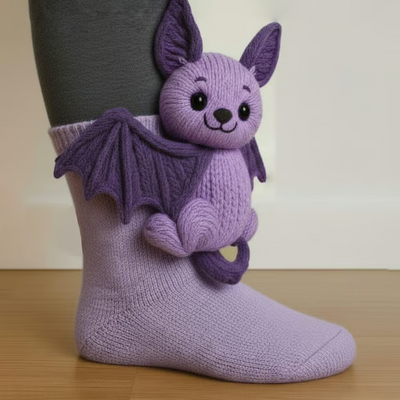 Louna™ | Chaussettes Peluche Douces à Motifs d’Animaux