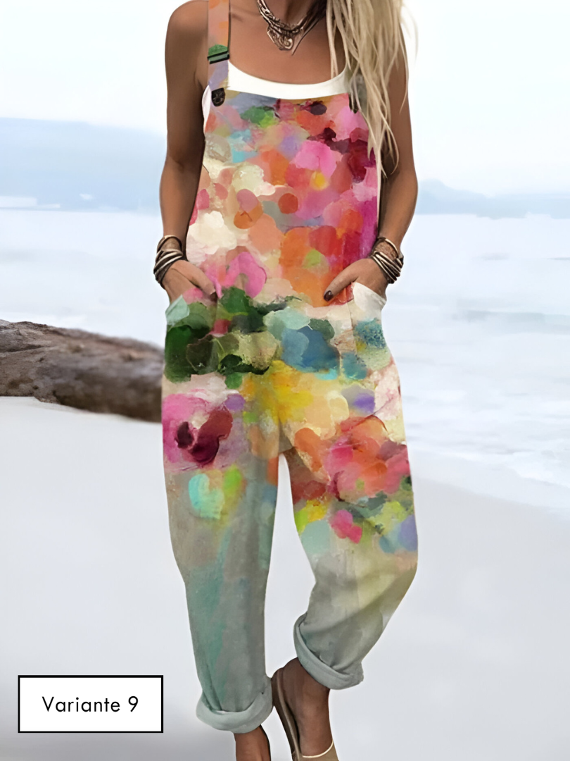 Lya - Combinaison Vintage Légère