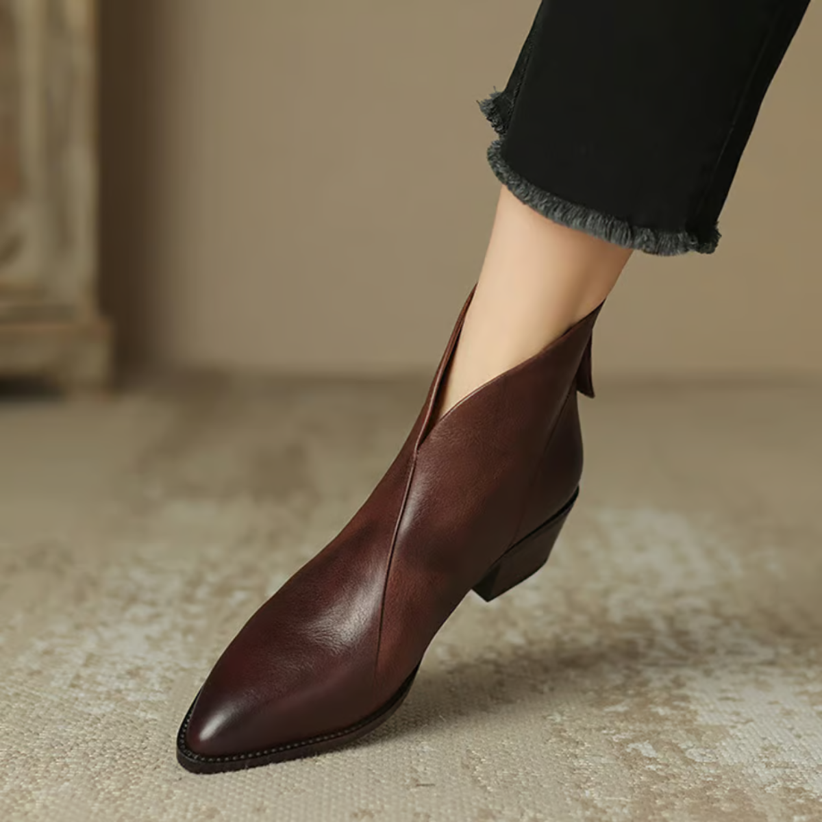 Claudine™ | Bottines de luxe à talon bas
