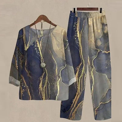 Lilou - Ensemble chemise et pantalon confortable et chic