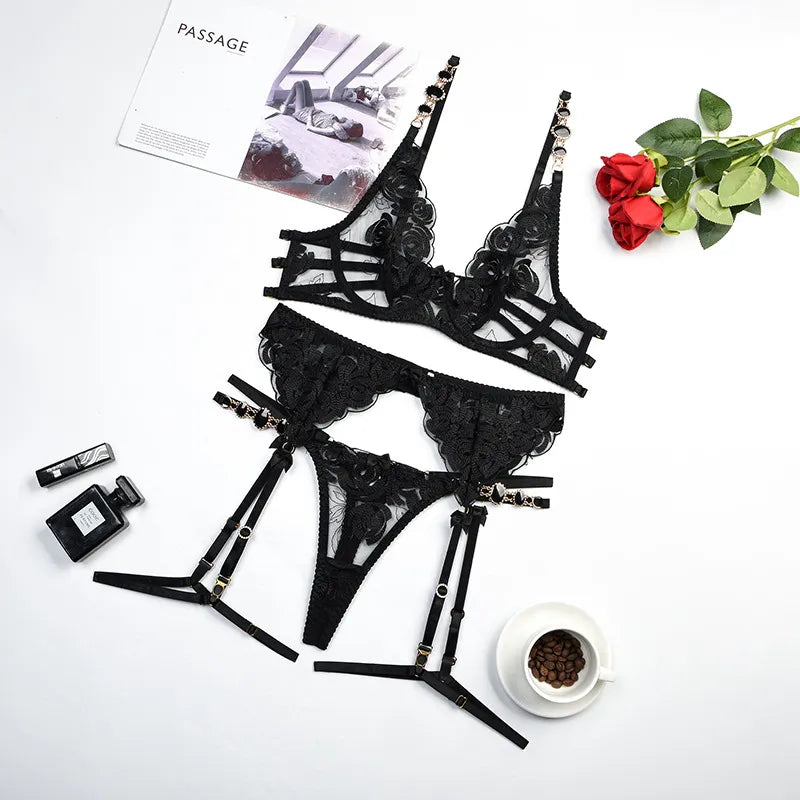 Alexa | Ensemble de Lingerie 3 Pièces