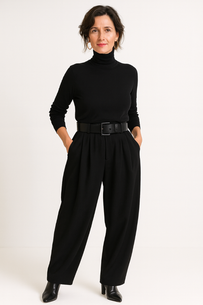Juliet™ |  Ensemble col roulé & pantalon droit
