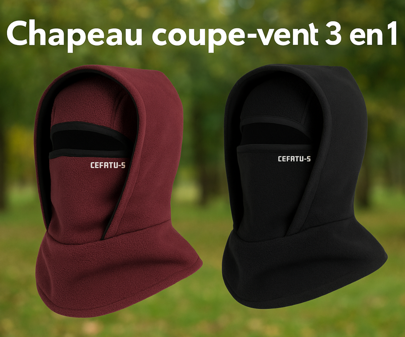 Gruds | Chapeau coupe-vent 3 en 1