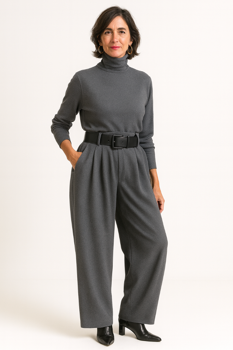 Juliet™ |  Ensemble col roulé & pantalon droit