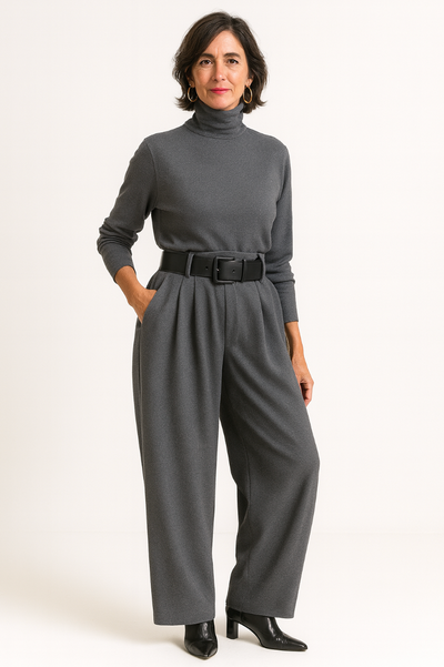 Juliet™ |  Ensemble col roulé & pantalon droit
