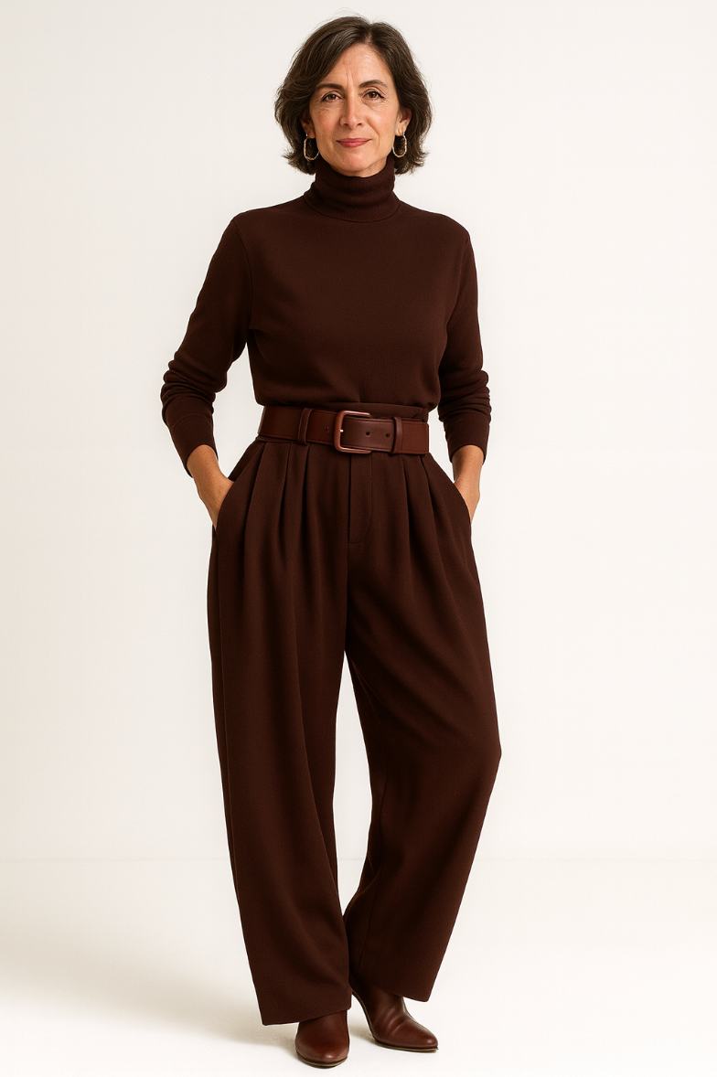 Juliet™ |  Ensemble col roulé & pantalon droit