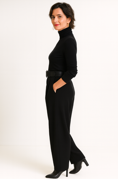 Juliet™ |  Ensemble col roulé & pantalon droit