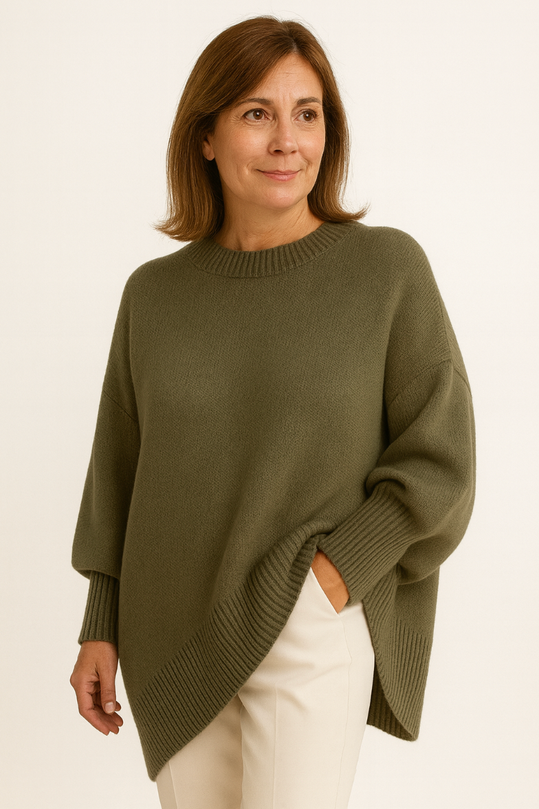 Maglione™ | Pull Oversize Doux en Laine et Cachemire