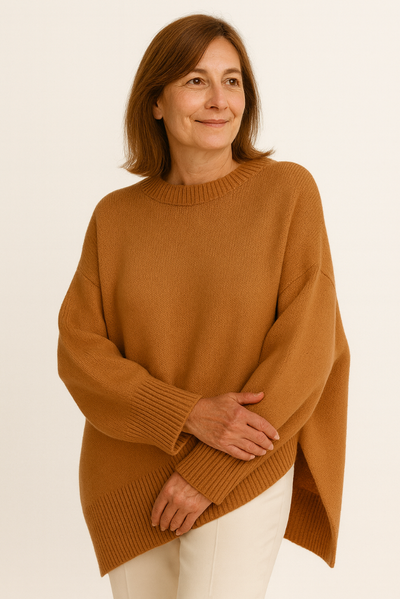 Maglione™ | Pull Oversize Doux en Laine et Cachemire