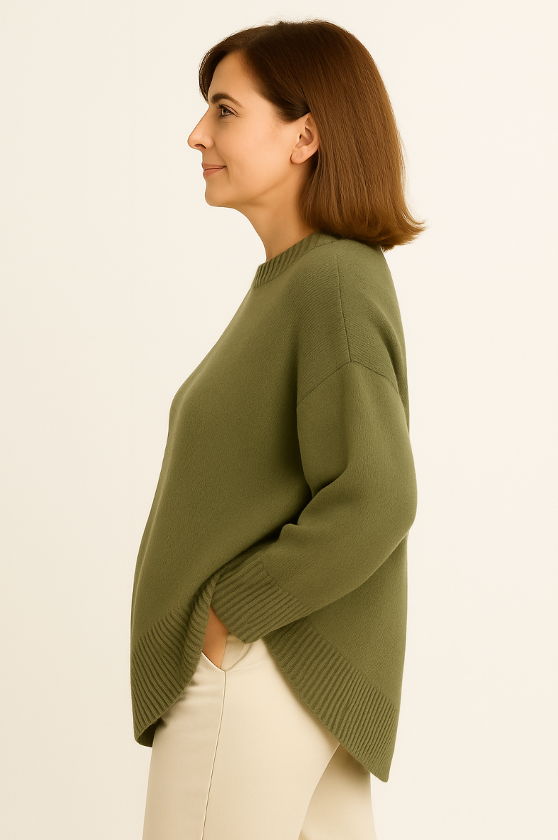 Maglione™ | Pull Oversize Doux en Laine et Cachemire