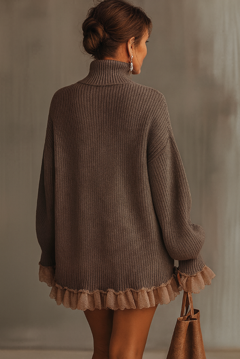 Nina™ | Robe Pull Élégante avec Volants