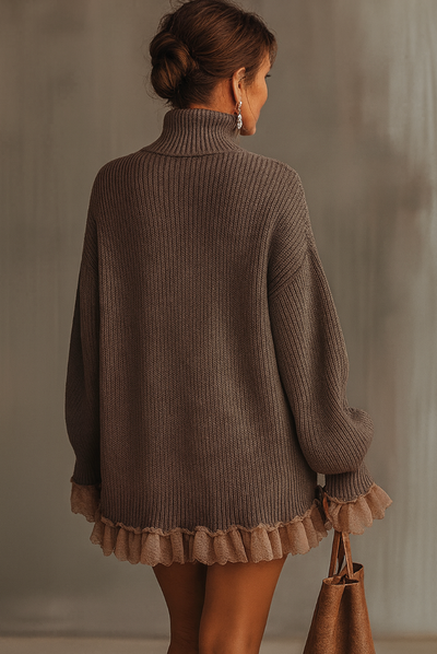 Nina™ | Robe Pull Élégante avec Volants