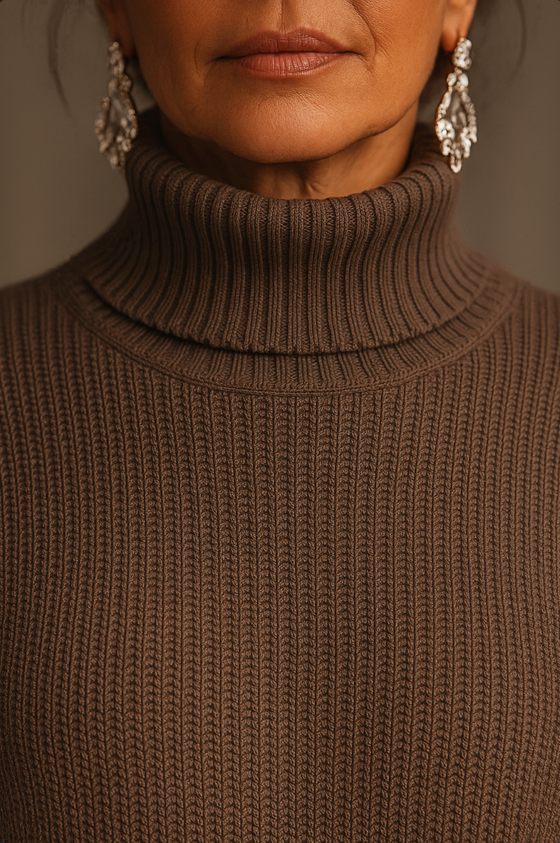 Nina™ | Robe Pull Élégante avec Volants