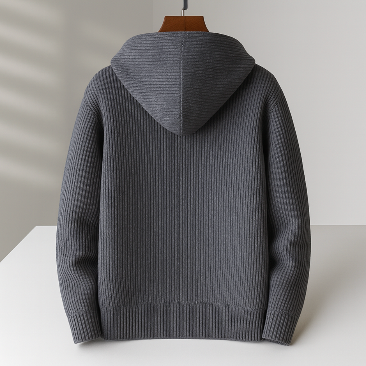 Marceau™ | Cardigan à Capuche en Maille Douce