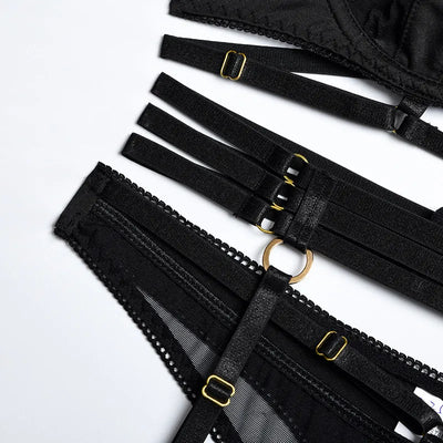 Adriana | Ensemble de Lingerie Française 3 Pièces