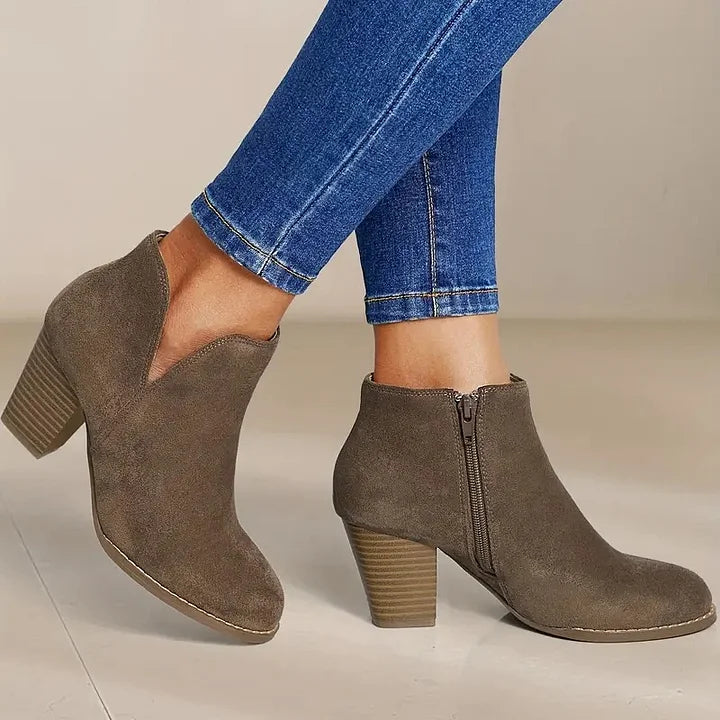 ALEXE™ | Bottines Féminines à Talons Larges