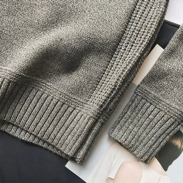 Étienne™ | Pull en Maille avec Renforts aux Coudes
