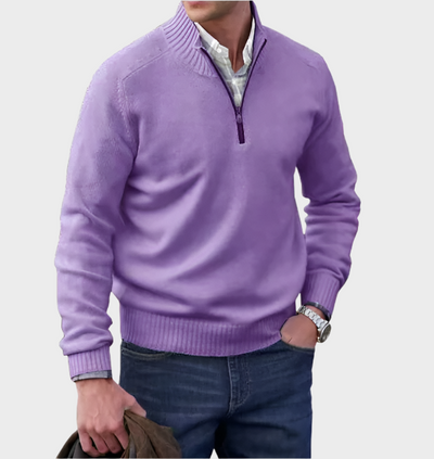 Malik - Pull Élégant Avec Zip